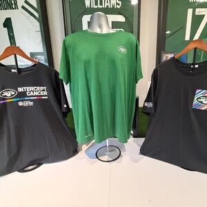 New York Jets Nike NFL On Field Player worn Men's Dark Green Used LOT 3 items